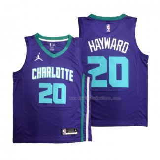 Maillot Charlotte Hornets Gordon Hayward NO 20 Statement 2020-21 Volet