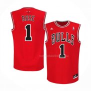 Maillot Chicago Bulls Derrick Rose NO 1 Rouge