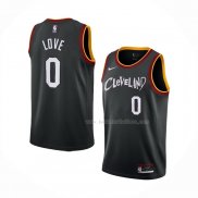 Maillot Cleveland Cavaliers Kevin Love NO 0 Ville 2020-21 Noir