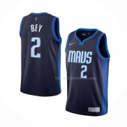 Maillot Dallas Mavericks Tyler Bey NO 2 Earned 2020-21 Bleu