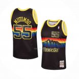 Maillot Denver Nuggets Dikembe Mutombo NO 55 Retro Noir