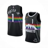 Maillot Denver Nuggets Michael Porter JR. NO 1 Ville Noir