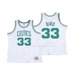 Maillot Enfant Boston Celtics Larry Bird NO 33 Hardwood Classics Throwback Blanc