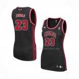 Maillot Femme Chicago Bulls Michael Jordan NO 23 Noir