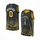 Maillot Golden State Warriors Donte Divincenzo NO 0 Ville 2022-23 Noir