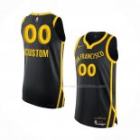 Maillot Golden State Warriors Personnalise Ville Authentique 2023-24 Noir