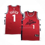 Maillot Los Angeles Clippers James Harden NO 2 Statement 2024-25 Rouge