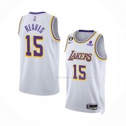 Maillot Los Angeles Lakers Austin Reaves NO 15 Association 2022-23 Blanc