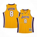 Maillot Los Angeles Lakers Kobe Bryant NO 8 Icon 1999-00 Finals Bound Jaune