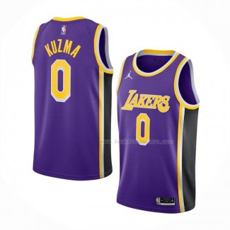 Maillot Los Angeles Lakers Kyle Kuzma NO 0 Statement 2020-21 Volet