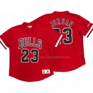 Maillot Manga Corta Chicago Bulls Michael Jordan NO 23 Rouge2