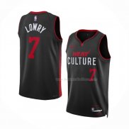 Maillot Miami Heat Kyle Lowry NO 7 Ville 2023-24 Noir