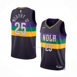 Maillot New Orleans Pelicans Trey Murphy III NO 25 Ville 2022-23 Volet