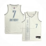 Maillot Oklahoma City Thunder Carmelo Anthony NO 7 Ville 2021-22 Blanc