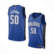 Maillot Orlando Magic Cole Anthony NO 50 Statement 2022-23 Bleu