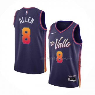 Maillot Phoenix Suns Grayson Allen NO 8 Ville 2023-24 Volet