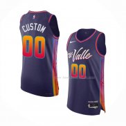 Maillot Phoenix Suns Personnalise Ville Authentique 2023-24 Volet