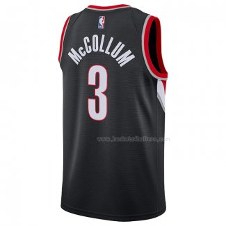 Maillot Portland Trail Blazers C.j. Mccollum NO 3 Statement 2020-21 Rouge