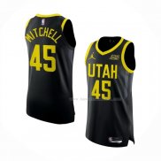 Maillot Utah Jazz Donovan Mitchell NO 45 Statement Authentique 2022-23 Noir