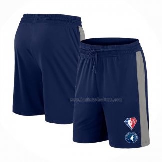 Short Minnesota Timberwolves 75th Anniversary Bleu