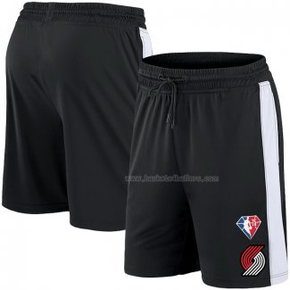 Short Portland Trail Blazers 75th Anniversary Noir