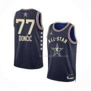 Maillot All Star 2024 Dallas Mavericks Luka Doncic NO 77 Bleu