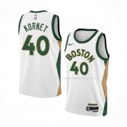 Maillot Boston Celtics Luke Kornet NO 40 Ville 2023-24 Blanc