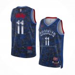 Maillot Brooklyn Nets Kyrie Irving NO 11 Select Series Bleu