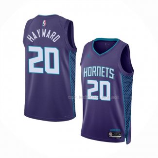 Maillot Charlotte Hornets Gordon Hayward NO 20 Statement 2022-23 Volet