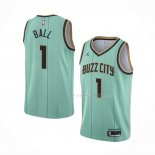 Maillot Charlotte Hornets LaMelo Ball NO 1 Ville Vert