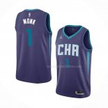 Maillot Charlotte Hornets Malik Monk NO 1 Statement Edition Volet