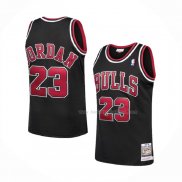 Maillot Chicago Bulls Michael Jordan NO 23 Retro Noir