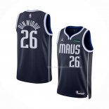 Maillot Dallas Mavericks Spencer Dinwiddie NO 26 Statement 2022-23 Bleu