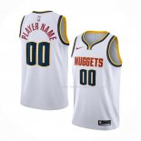 Maillot Denver Nuggets Personnalise Association Blanc