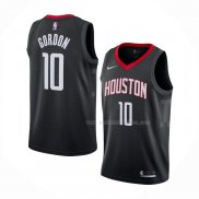 Maillot Houston Rockets Eric Gordon NO 10 Statement Noir