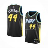 Maillot Indiana Pacers Oscar Tshiebwe NO 44 Ville 2023-24 Noir