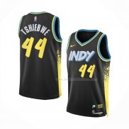 Maillot Indiana Pacers Oscar Tshiebwe NO 44 Ville 2023-24 Noir