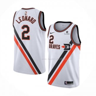 Maillot Los Angeles Clippers Kawhi Leonard NO 2 Classic 2019-20 Blanc