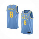 Maillot Los Angeles Lakers Kobe Bryant NO 8 Classic 2017-18 Bleu