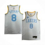 Maillot Los Angeles Lakers Kobe Bryant NO 8 Classic 2022-23 Blanc