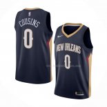 Maillot New Orleans Pelicans Demarcus Cousins NO 0 Icon Bleu