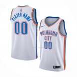 Maillot Oklahoma City Thunder Personnalise Association 2020-21 Blanc