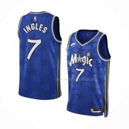 Maillot Orlando Magic Joe Ingles NO 7 Classic 2023-24 Bleu