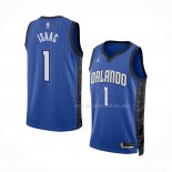 Maillot Orlando Magic Jonathan Isaac NO 1 Statement 2022-23 Bleu