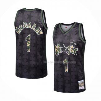 Maillot Orlando Magic Tracy McGrady NO 1 Retro Noir