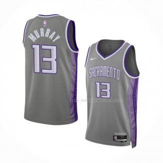 Maillot Sacramento Kings Keegan Murray NO 13 Ville 2022-23 Gris