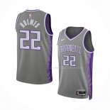 Maillot Sacramento Kings Richaun Holmes NO 22 Ville 2022-23 Gris