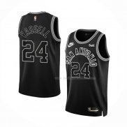 Maillot San Antonio Spurs Devin Vassell NO 24 Classic 2022-23 Noir