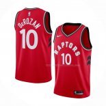 Maillot Toronto Raptors Demar Derozan NO 10 Icon Rouge