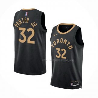 Maillot Toronto Raptors Otto Porter JR. NO 32 Ville 2022-23 Noir